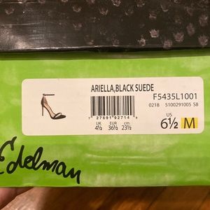 Sam Edelman Ariella Black Suede Sandal